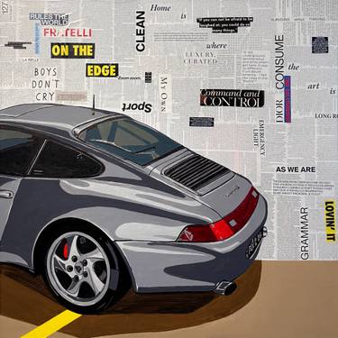 Original Pop Art Car Painting by Laura Stöckl