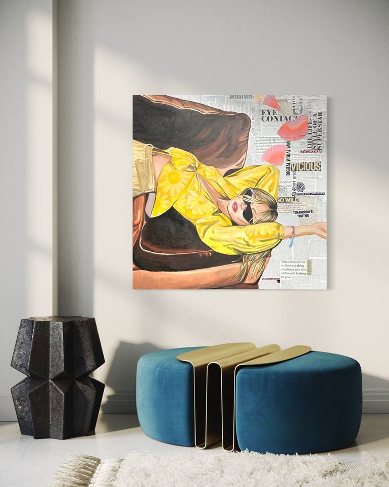 Original Contemporary Fashion Painting by Laura Stöckl