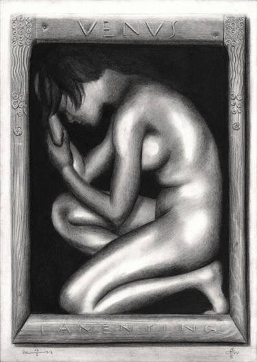 Print of Art Deco Nude Drawings by Corné Akkers