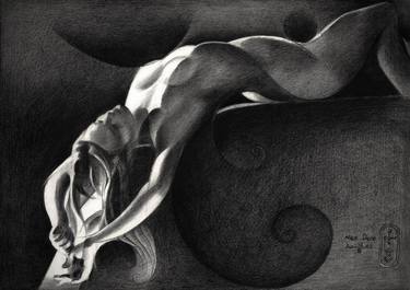 Print of Art Deco Nude Drawings by Corné Akkers
