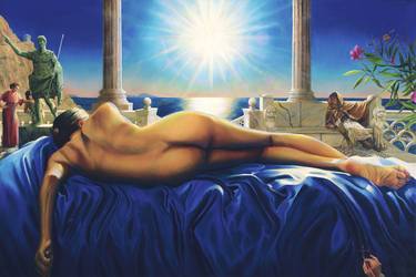 Print of Realism Nude Paintings by Corné Akkers