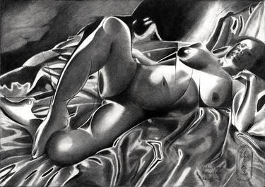 Print of Nude Drawings by Corné Akkers