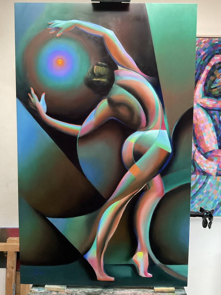 Original Nude Painting by Corné Akkers