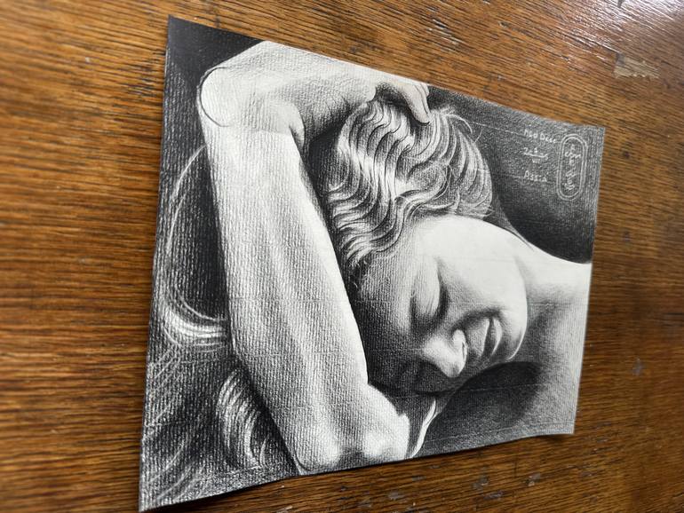 Original Cubism Women Drawing by Corné Akkers