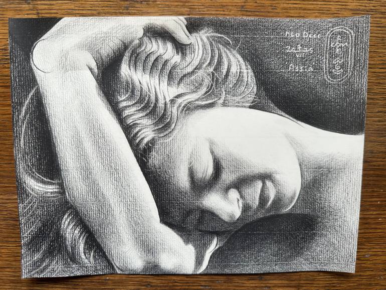 Original Cubism Women Drawing by Corné Akkers