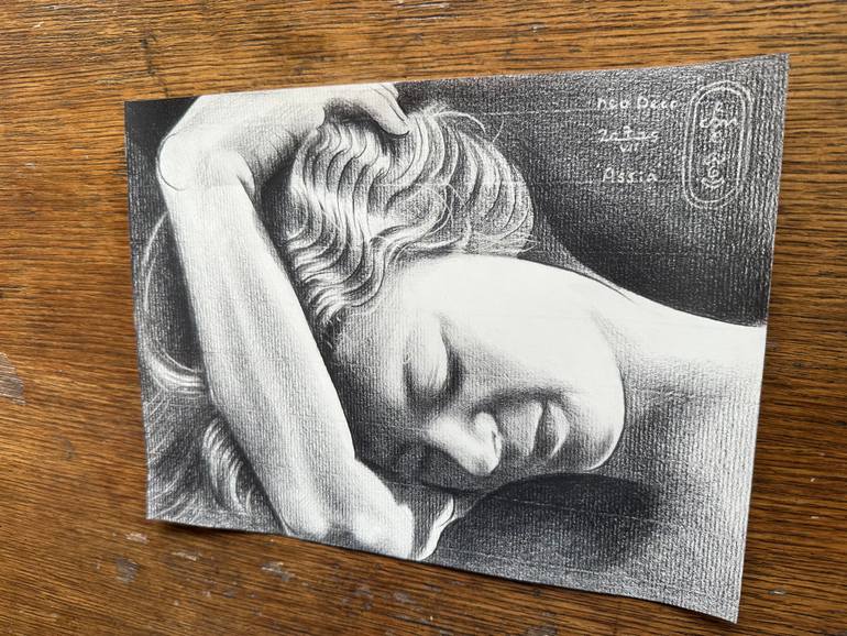 Original Cubism Women Drawing by Corné Akkers
