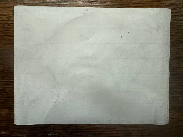 Original Cubism Nude Drawing by Corné Akkers