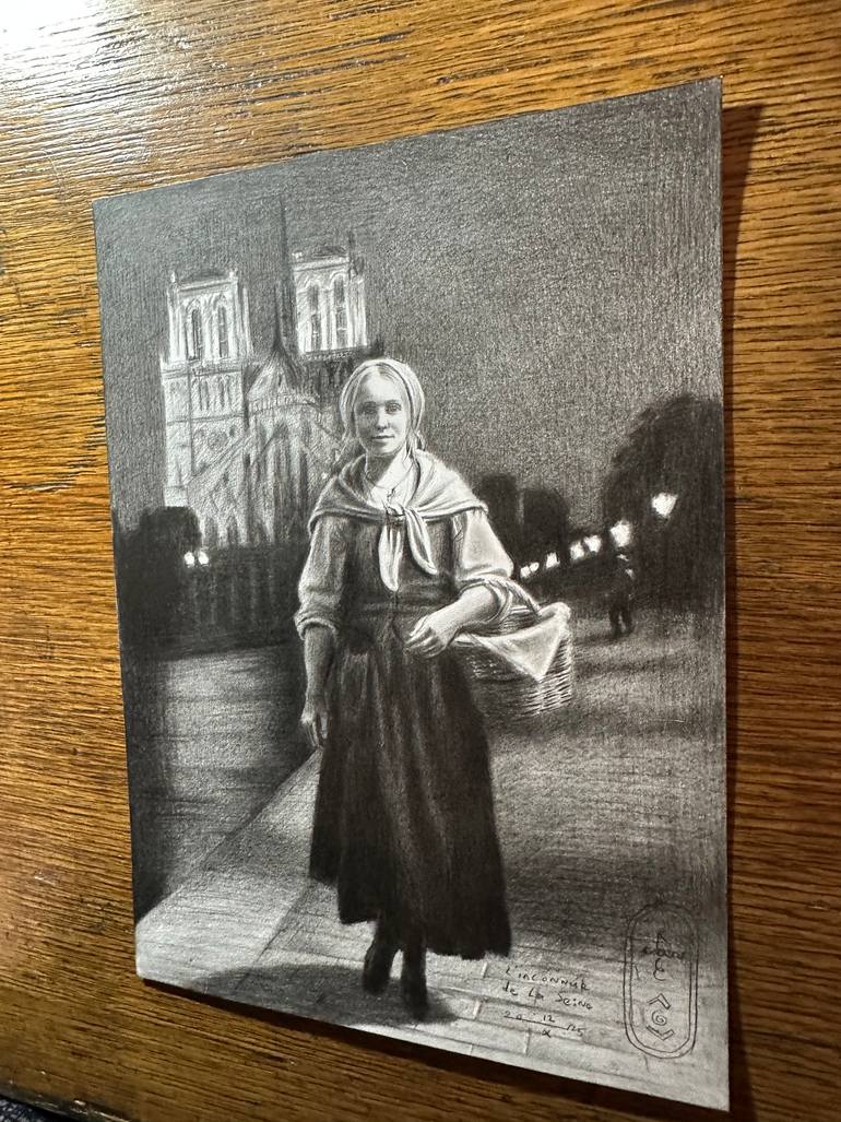 Original Realism People Drawing by Corné Akkers