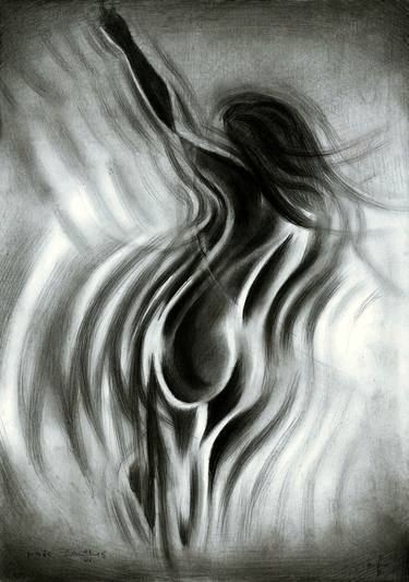 Print of Abstract Nude Drawings by Corné Akkers