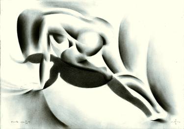 Original Abstract Nude Drawings by Corné Akkers