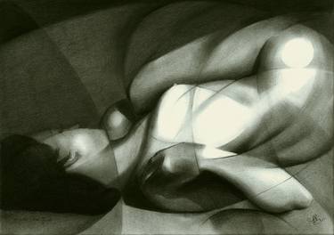 Print of Abstract Nude Drawings by Corné Akkers