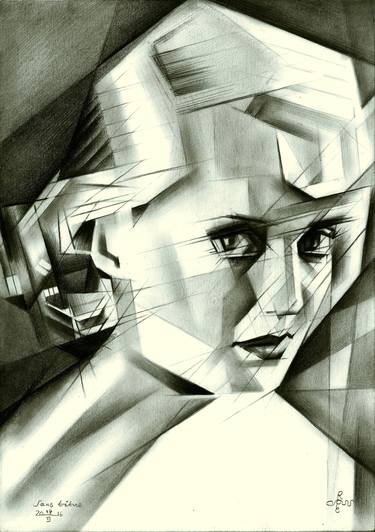 Print of Cubism Celebrity Drawings by Corné Akkers