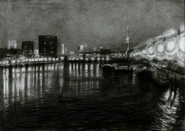 Print of Impressionism Cities Drawings by Corné Akkers