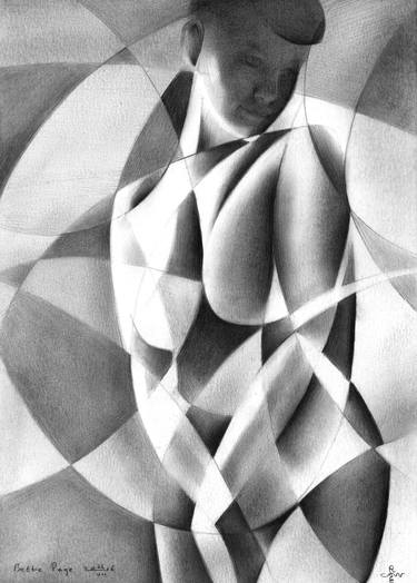 Print of Abstract Nude Drawings by Corné Akkers