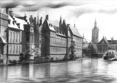 Original Cities Drawings by Corné Akkers