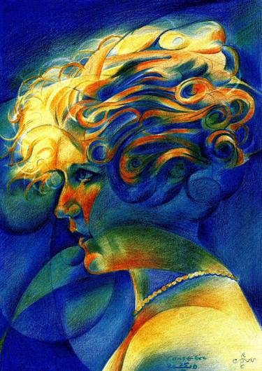 Print of Art Deco Celebrity Drawings by Corné Akkers