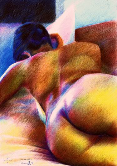 Print of Figurative Nude Drawings by Corné Akkers