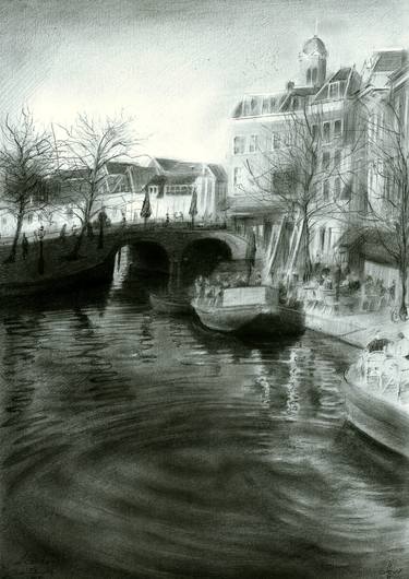 Print of Figurative Cities Drawings by Corné Akkers