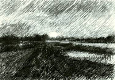 Original Landscape Drawings by Corné Akkers