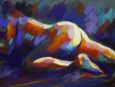 Original Expressionism Nude Drawings by Corné Akkers