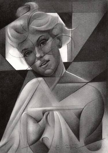 Print of Cubism Portrait Drawings by Corné Akkers