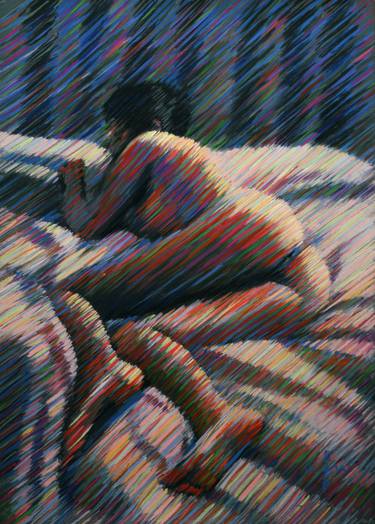 Original Impressionism Nude Drawings by Corné Akkers