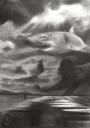 Original Surrealism Beach Pencil Drawings For Sale Saatchi Art