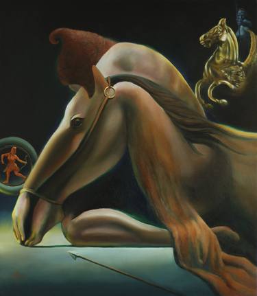 Print of Surrealism Nude Paintings by Corné Akkers