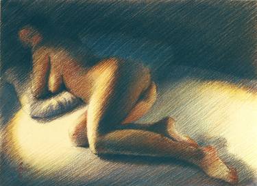 Original Impressionism Nude Drawings by Corné Akkers