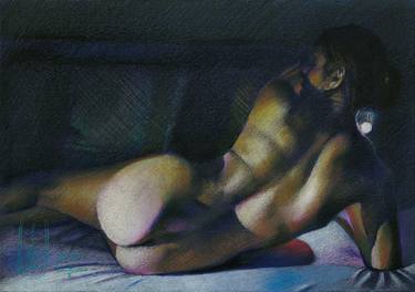 Print of Realism Nude Drawings by Corné Akkers