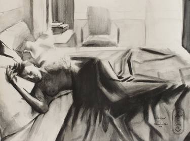 Original Cubism Nude Drawings by Corné Akkers