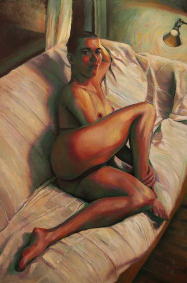 Original Expressionism Nude Paintings by Corné Akkers