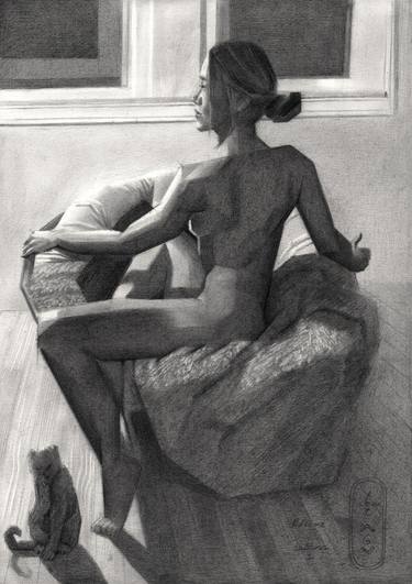 Original Nude Drawings by Corné Akkers