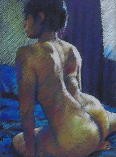 Print of Impressionism Nude Drawings by Corné Akkers