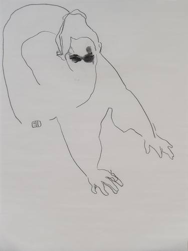 Saatchi Art Artist joao fego; Drawings, “White ballerina series #4” #art