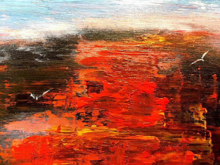 Original Abstract Landscape Painting by Magdalena Antrobus