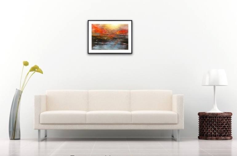 Original Abstract Landscape Painting by Magdalena Antrobus
