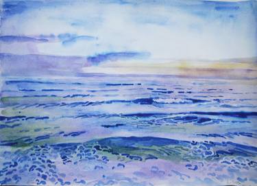 Print of Seascape Paintings by Chloe Henderson