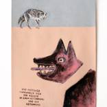 bandog transforms into coyote by Roman Mares