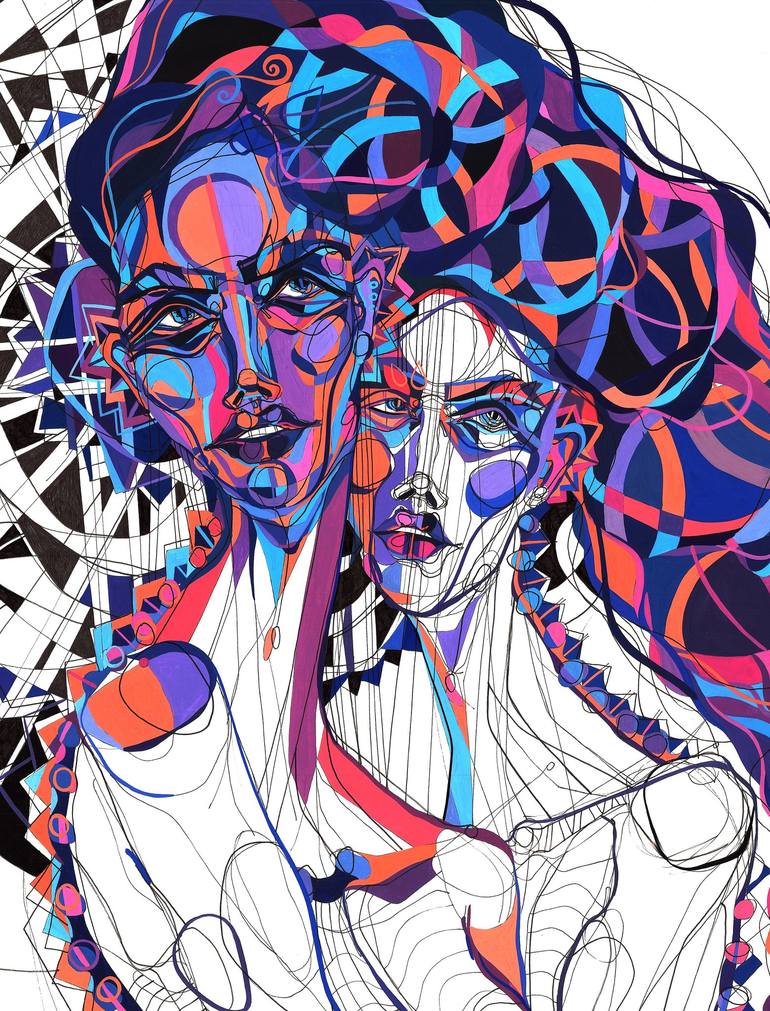 Original Contemporary Women Painting by Maria Susarenko