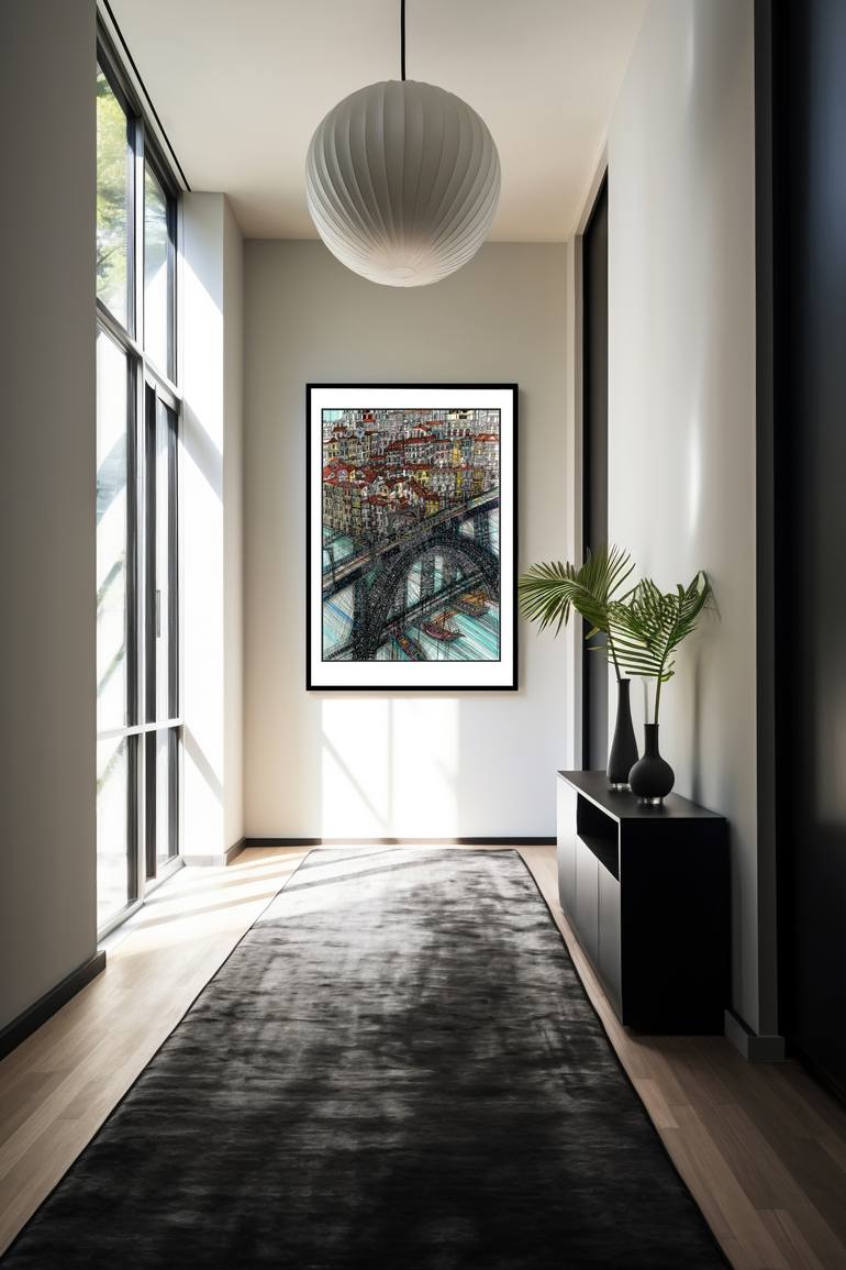 Original Impressionism Cities Drawing by Maria Susarenko