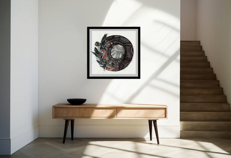 Original Impressionism Fantasy Mixed Media by Maria Susarenko