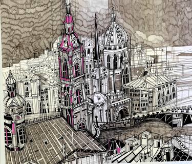 Print of Architecture Drawings by Maria Susarenko