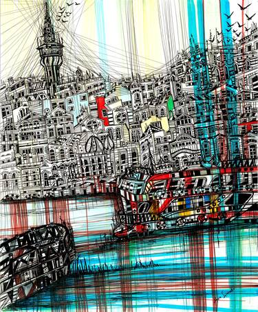 Print of Illustration Cities Drawings by Maria Susarenko