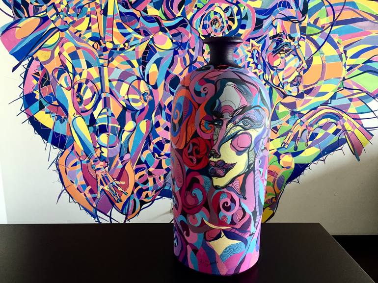 Poison Black Vase - Print