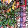 This artwork is inspired by beautiful Italian small cities coloremotions! I miss the sun and warm sea so much. Winter is too long in Russia that's why I decided to create artwork that will warm my and yours hearts. Hope that you will enjoy this bright colorful Italian cityscape!