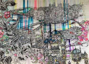 Print of Expressionism Cities Paintings by Maria Susarenko