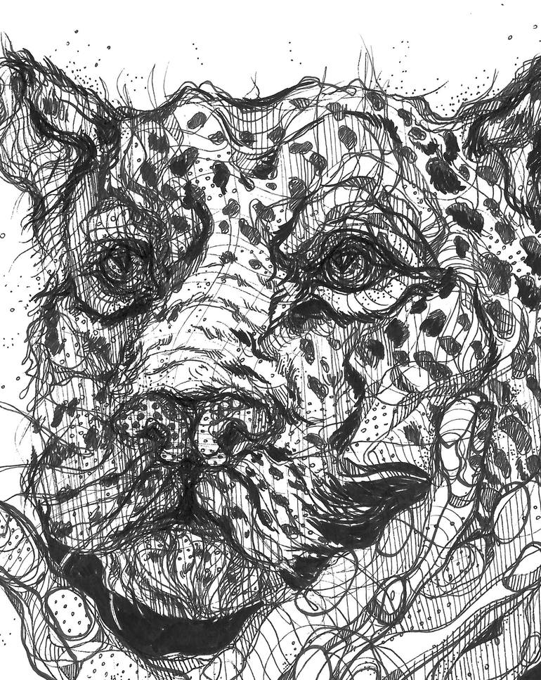 Original Illustration Animal Drawing by Maria Susarenko