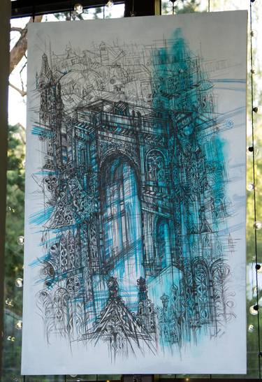 Print of Expressionism Architecture Paintings by Maria Susarenko