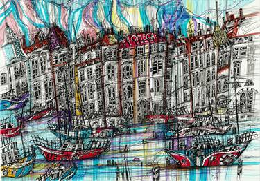 Print of Expressionism Cities Paintings by Maria Susarenko